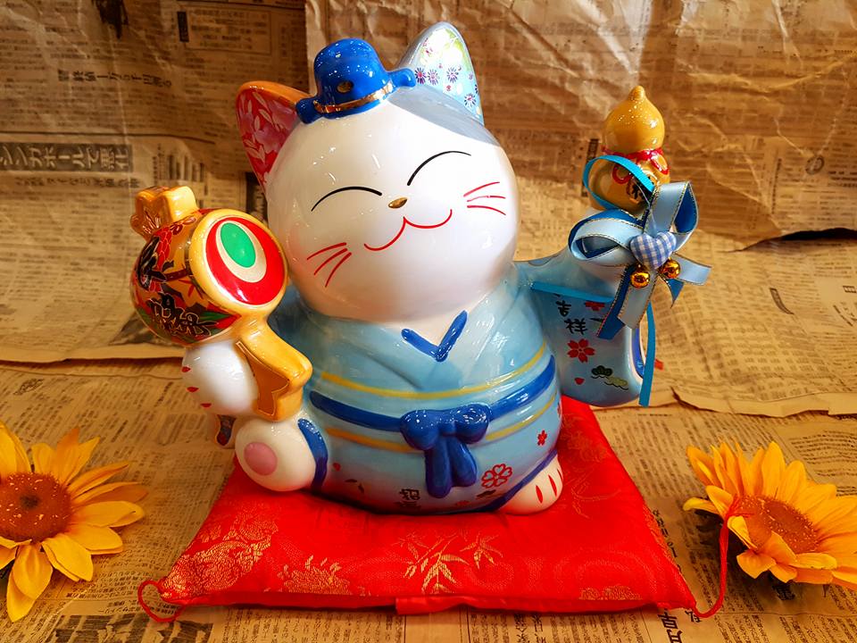 Tượng Mèo Maneki Neko - Neko Gốm Sứ Nhật